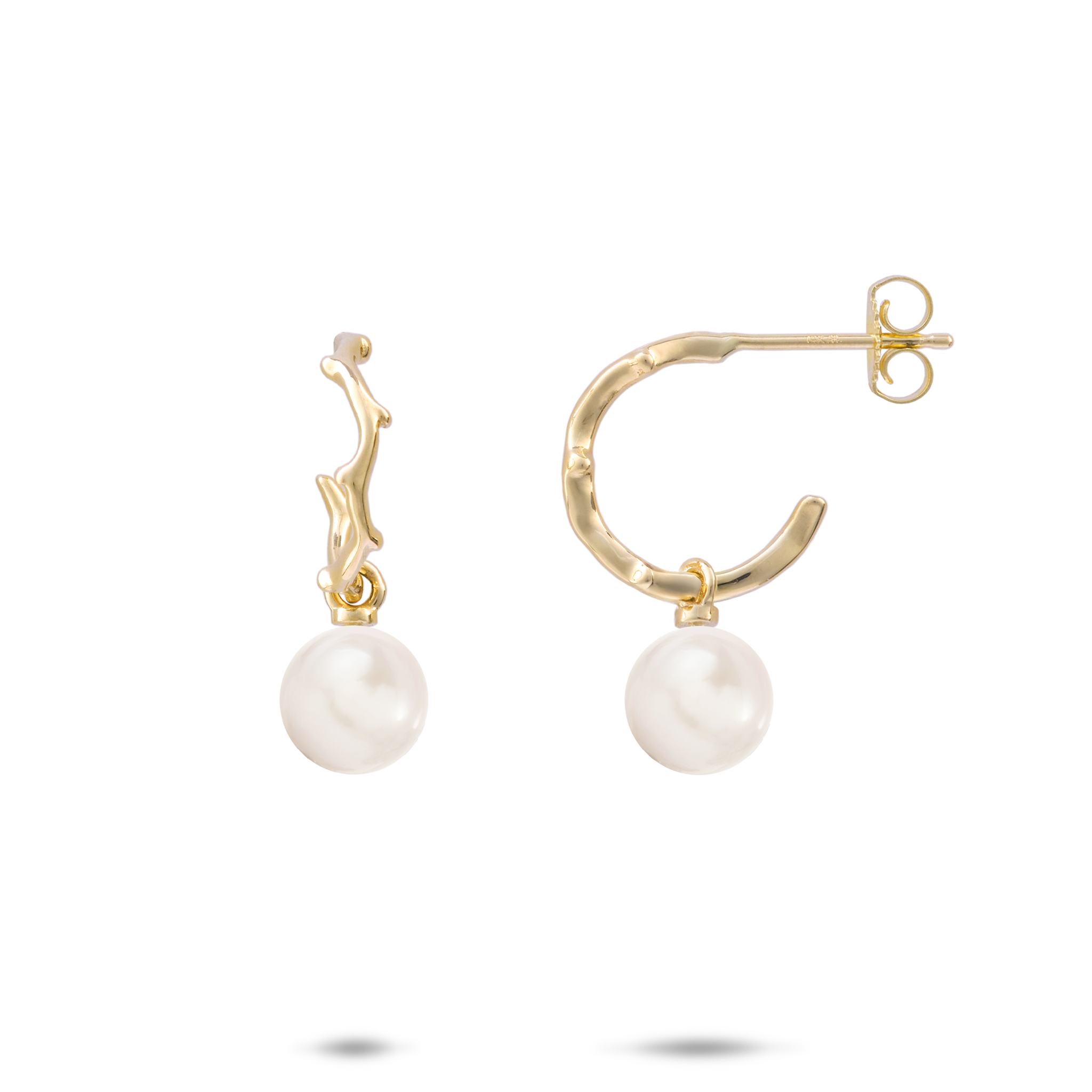 Pick A Pearl Heritage Earrings in Gold - 13mm