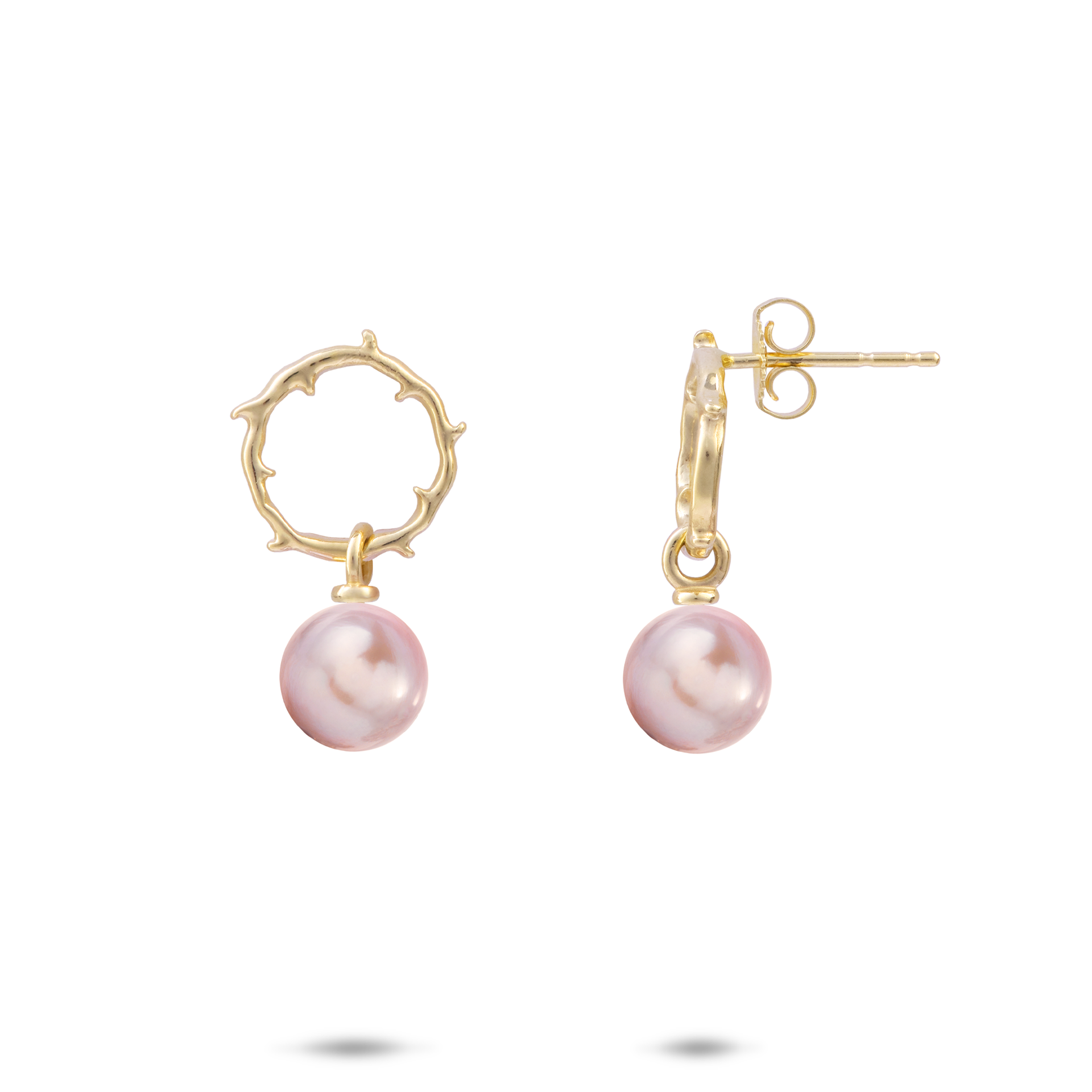 Pick A Pearl Heritage Stud Earrings in Gold - 11mm