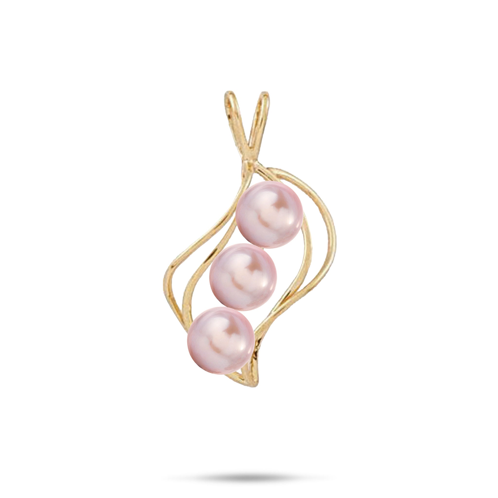 Pick A Pearl Waterfall Pendant in Gold - 22mm