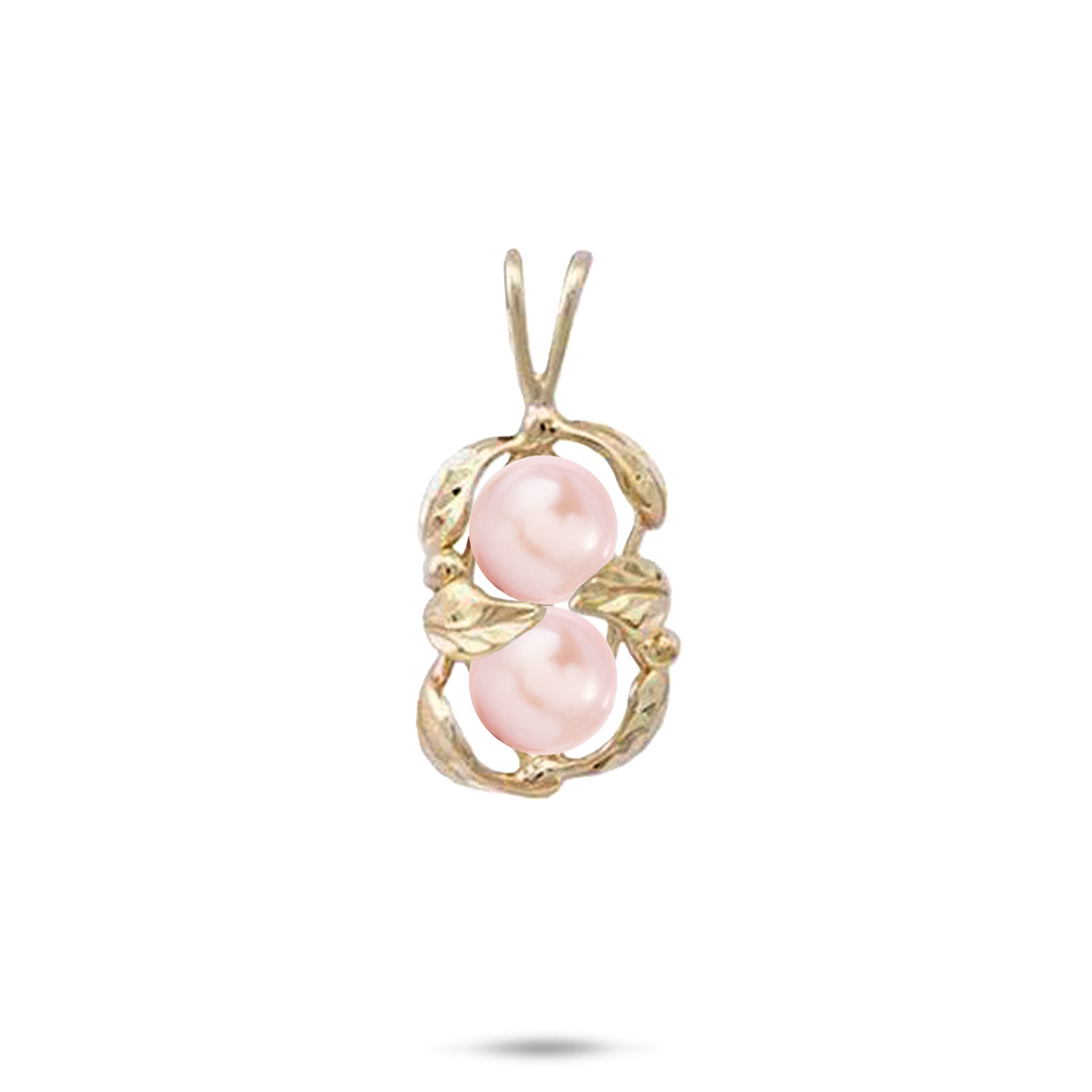 Pick A Pearl Maile Pendant in Gold