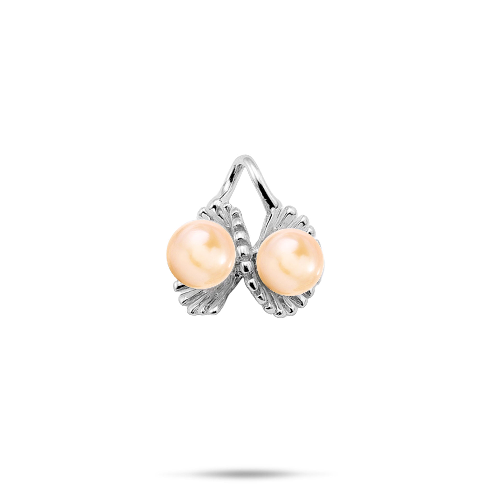 Pick A Pearl Swirl Pendant in White Gold