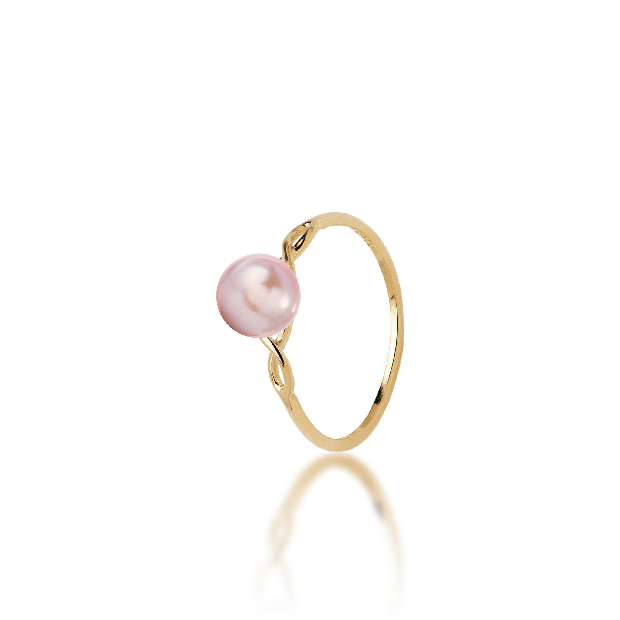 Pick A Pearl Infinity Ring in Gold