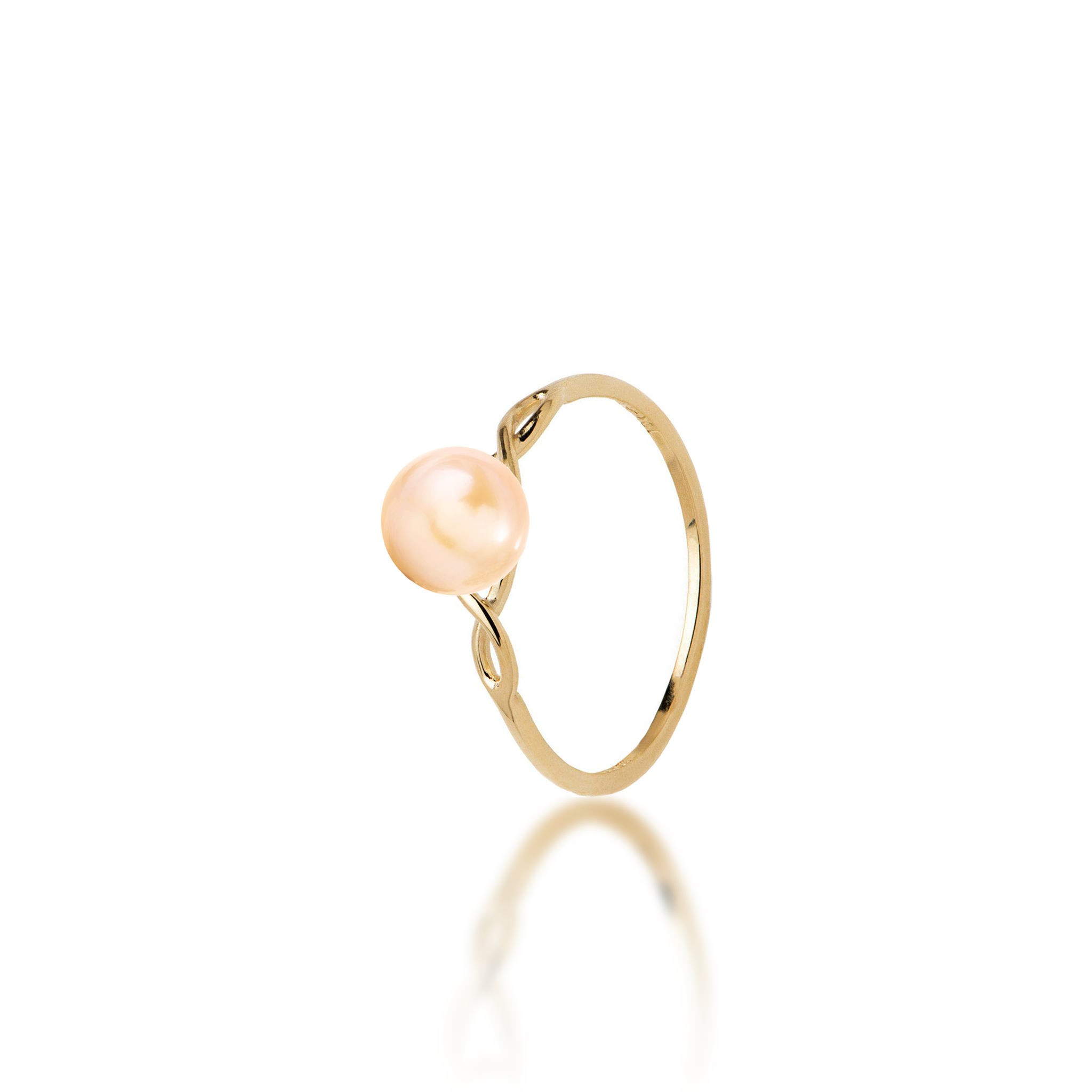 Pick A Pearl Infinity Ring in Gold