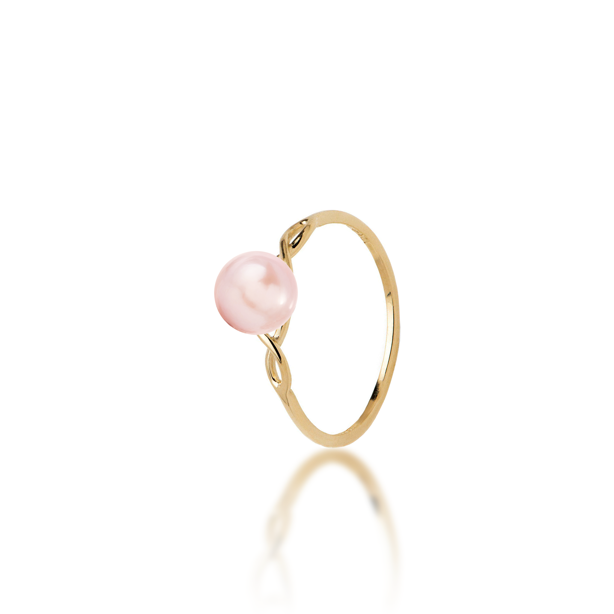 Pick A Pearl Infinity Ring in Gold