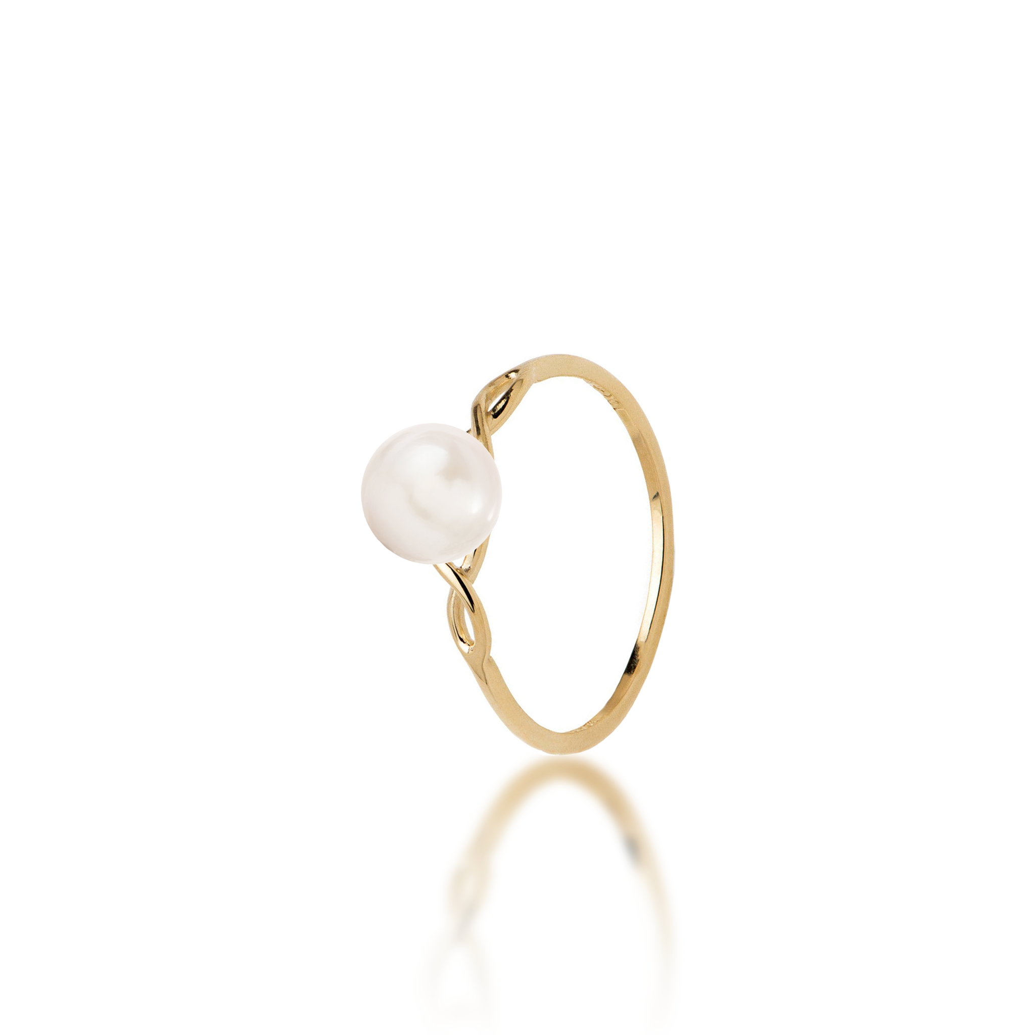 Pick A Pearl Infinity Ring in Gold
