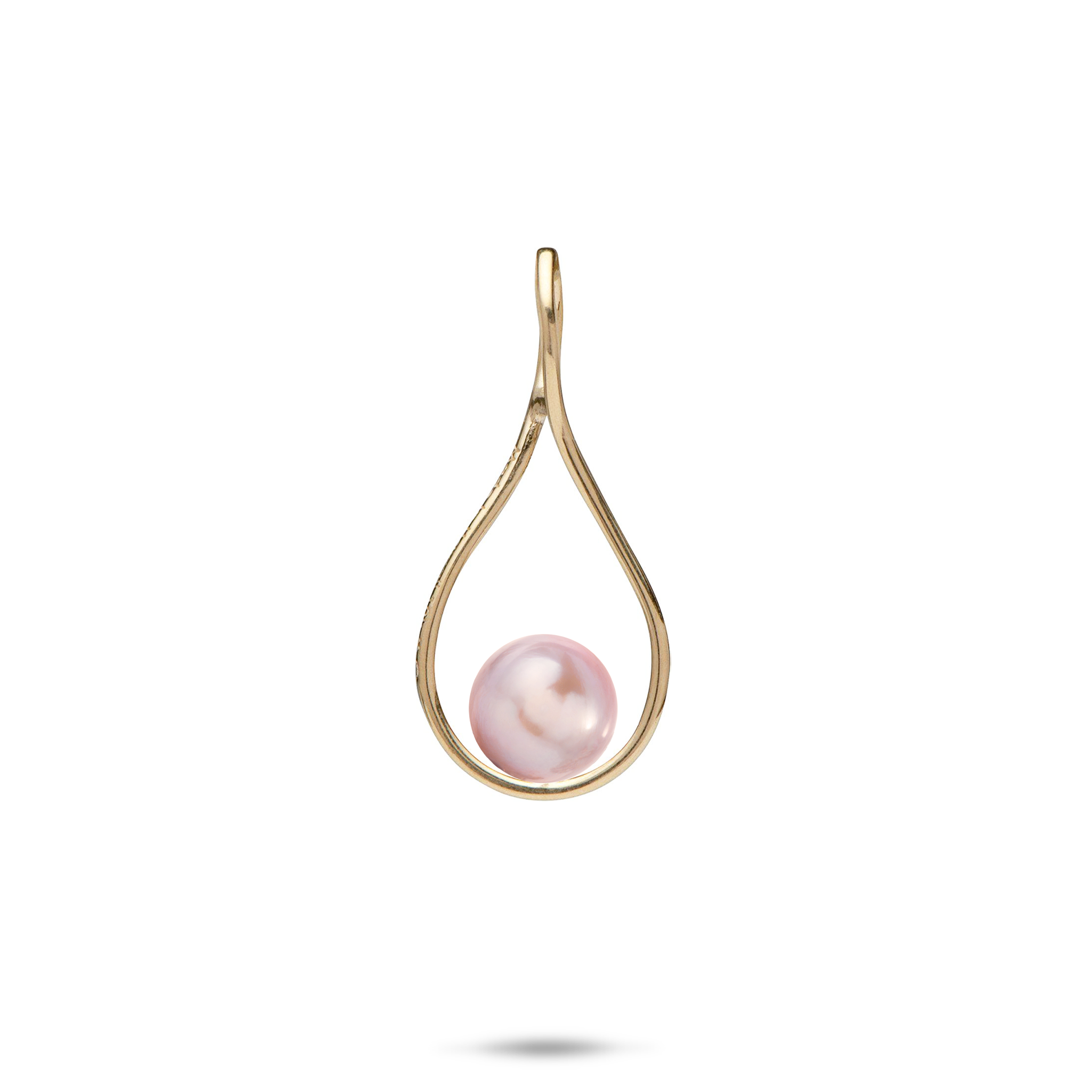 Pick A Pearl Teardrop Pendant in Gold - 25mm