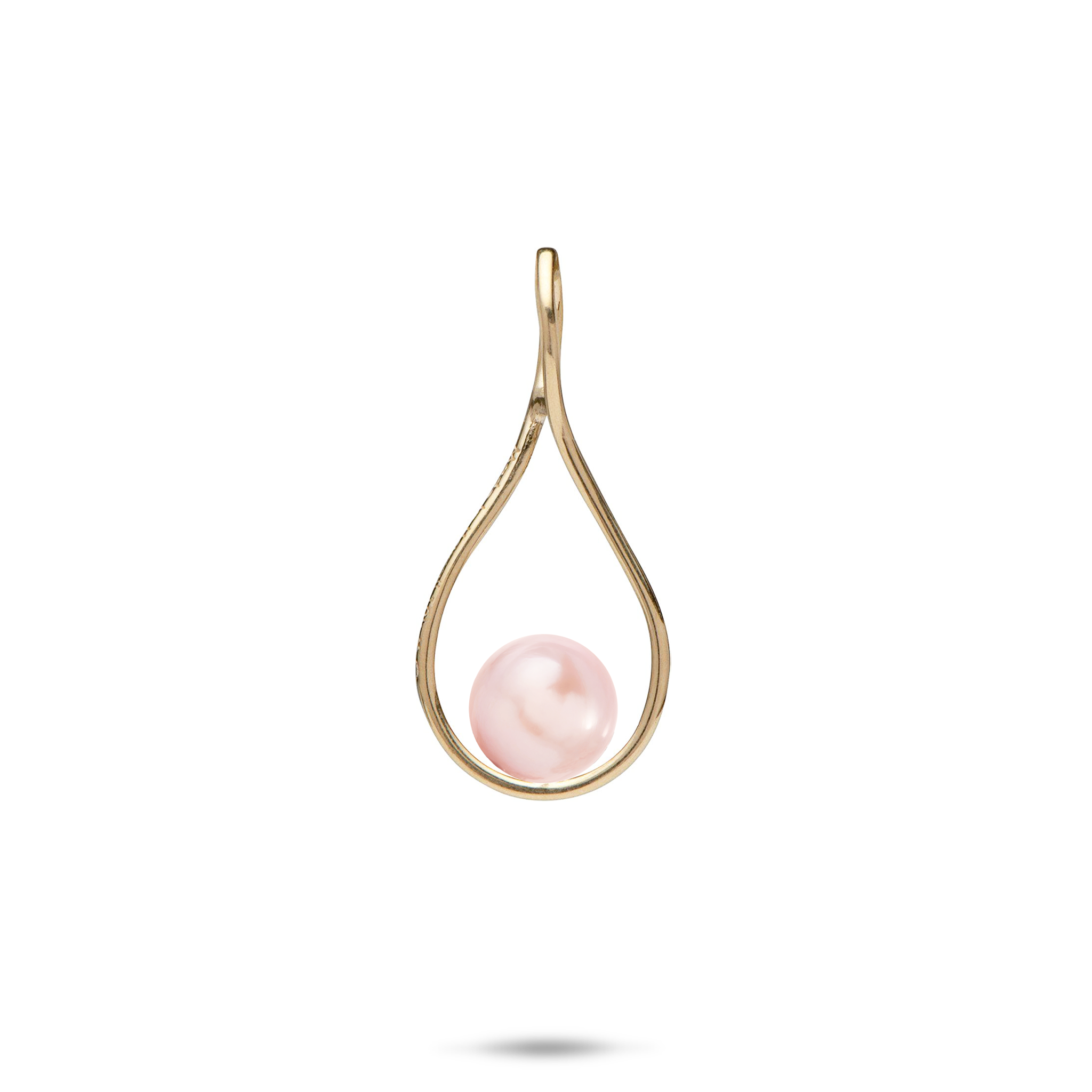 Pick A Pearl Teardrop Pendant in Gold - 25mm