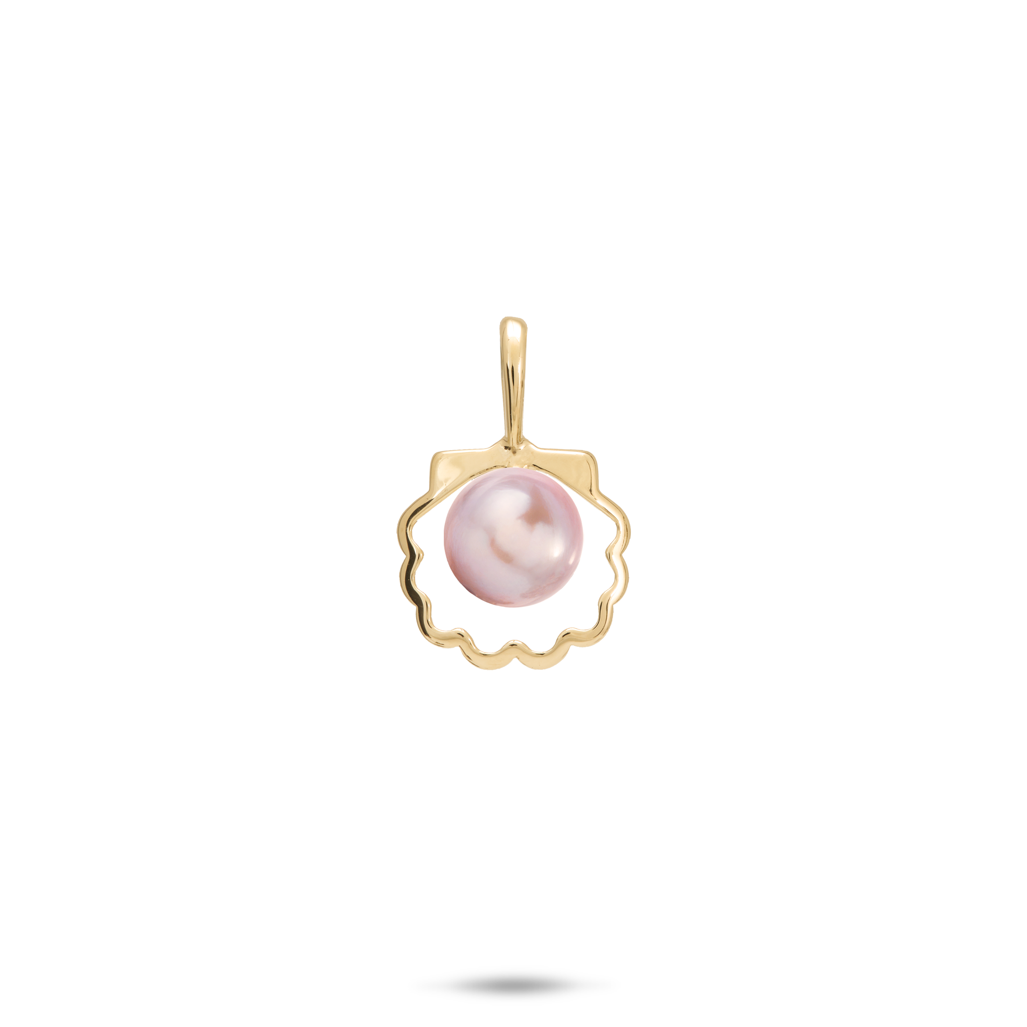 Pick A Pearl Seashell Pendant in Gold - 11mm