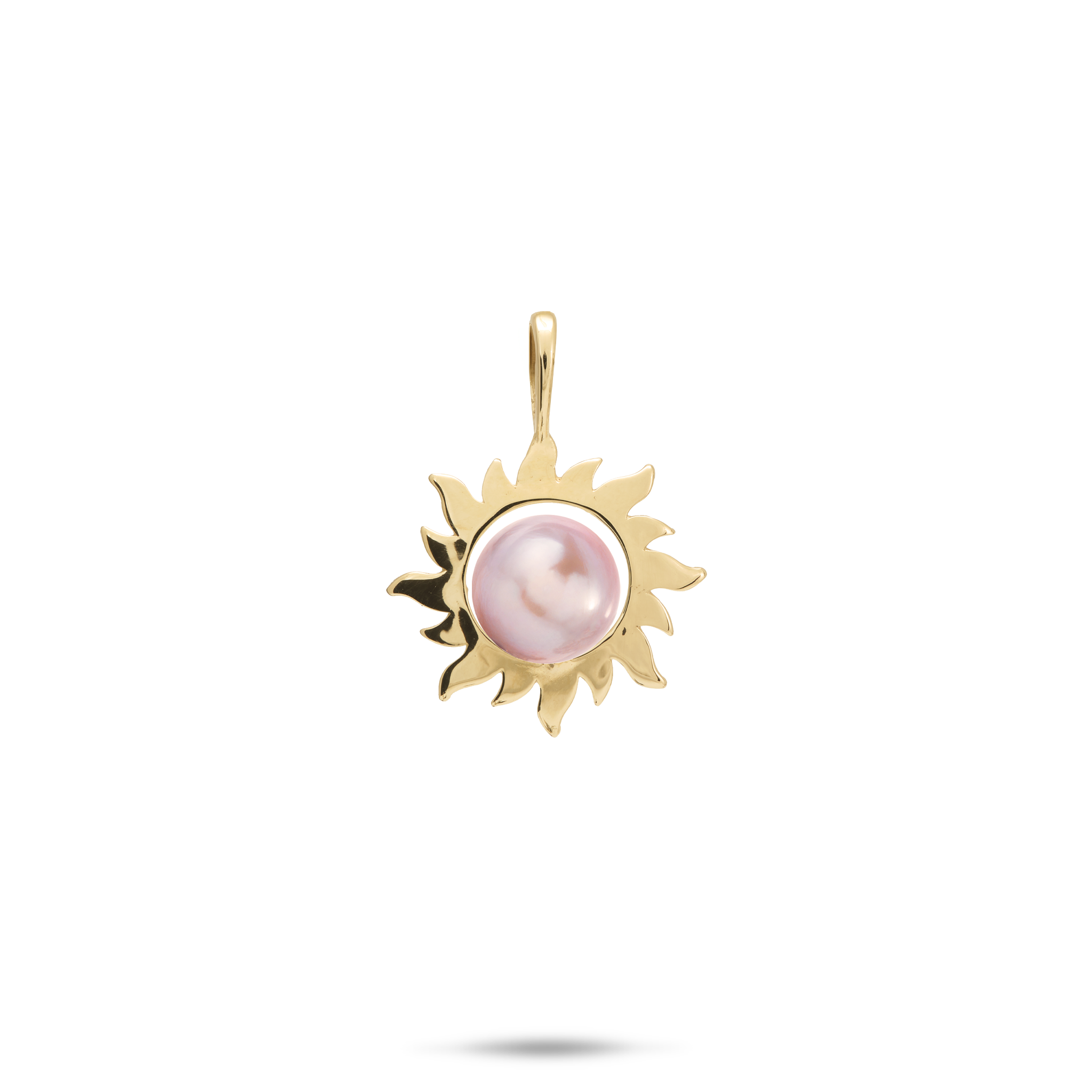 Pick A Pearl Sun Pendant in Gold - 15mm