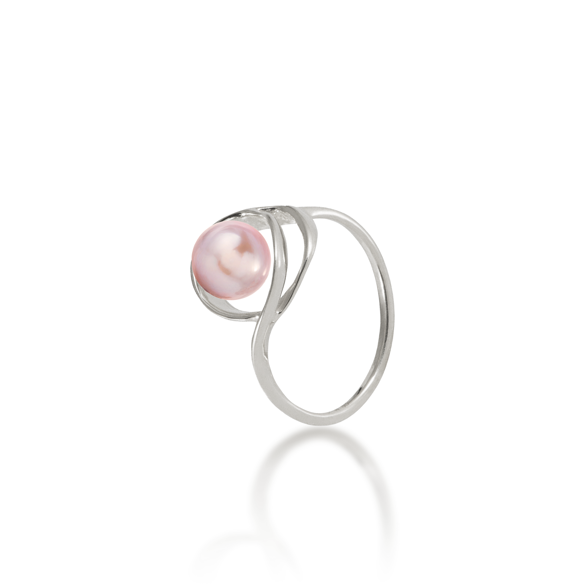 Pick A Pearl Ring in White Gold