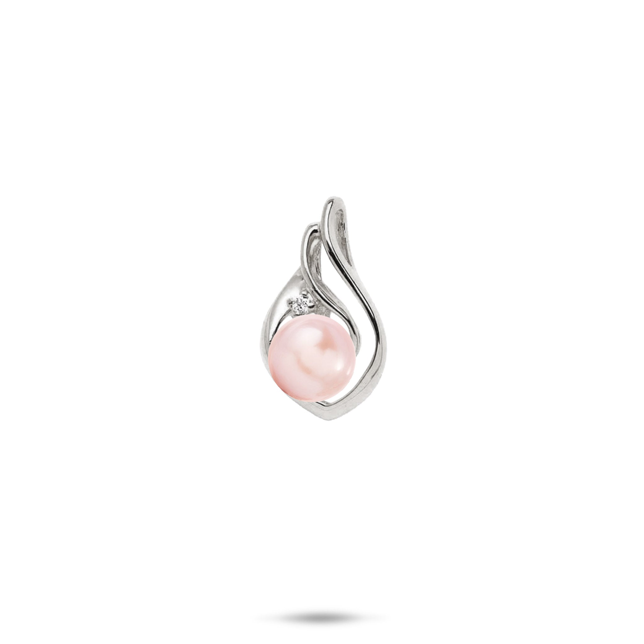 Pick A Pearl Pendant in White Gold with Diamond