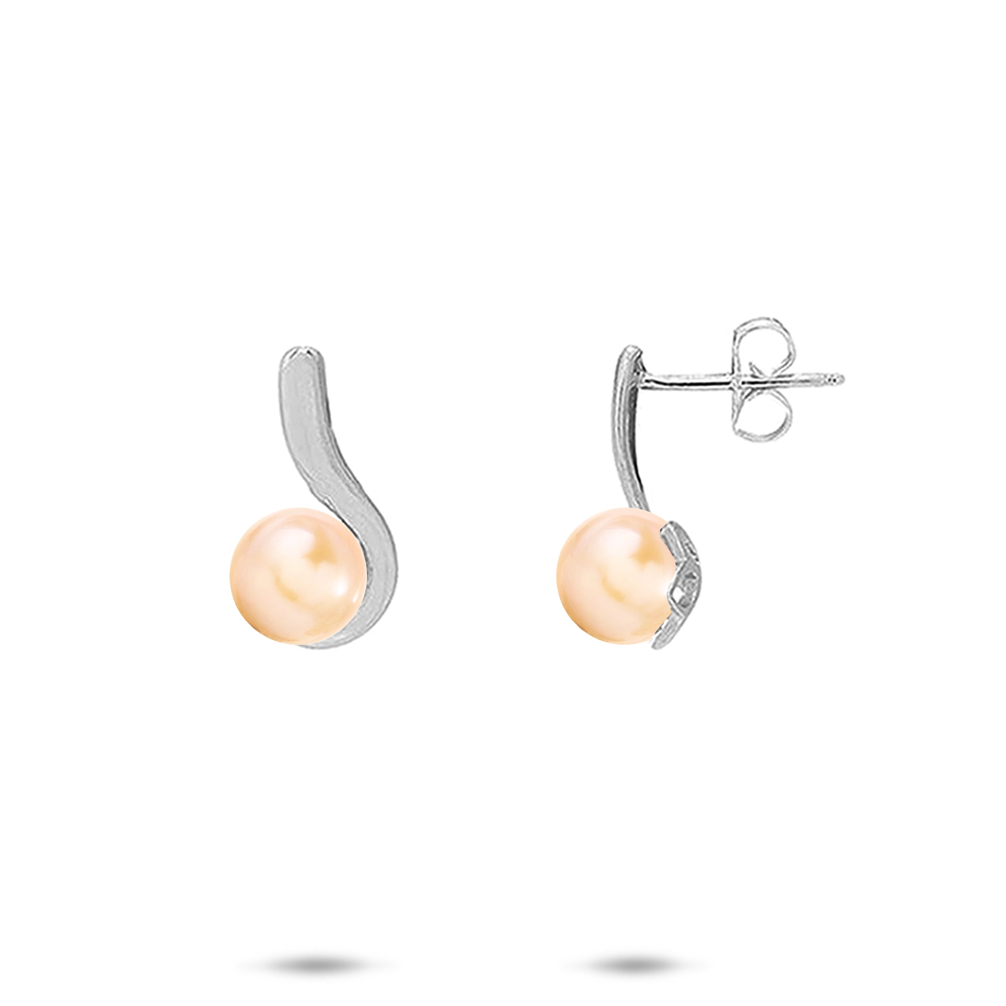 Pick A Pearl Earrings in Sterling Silver - 16mm