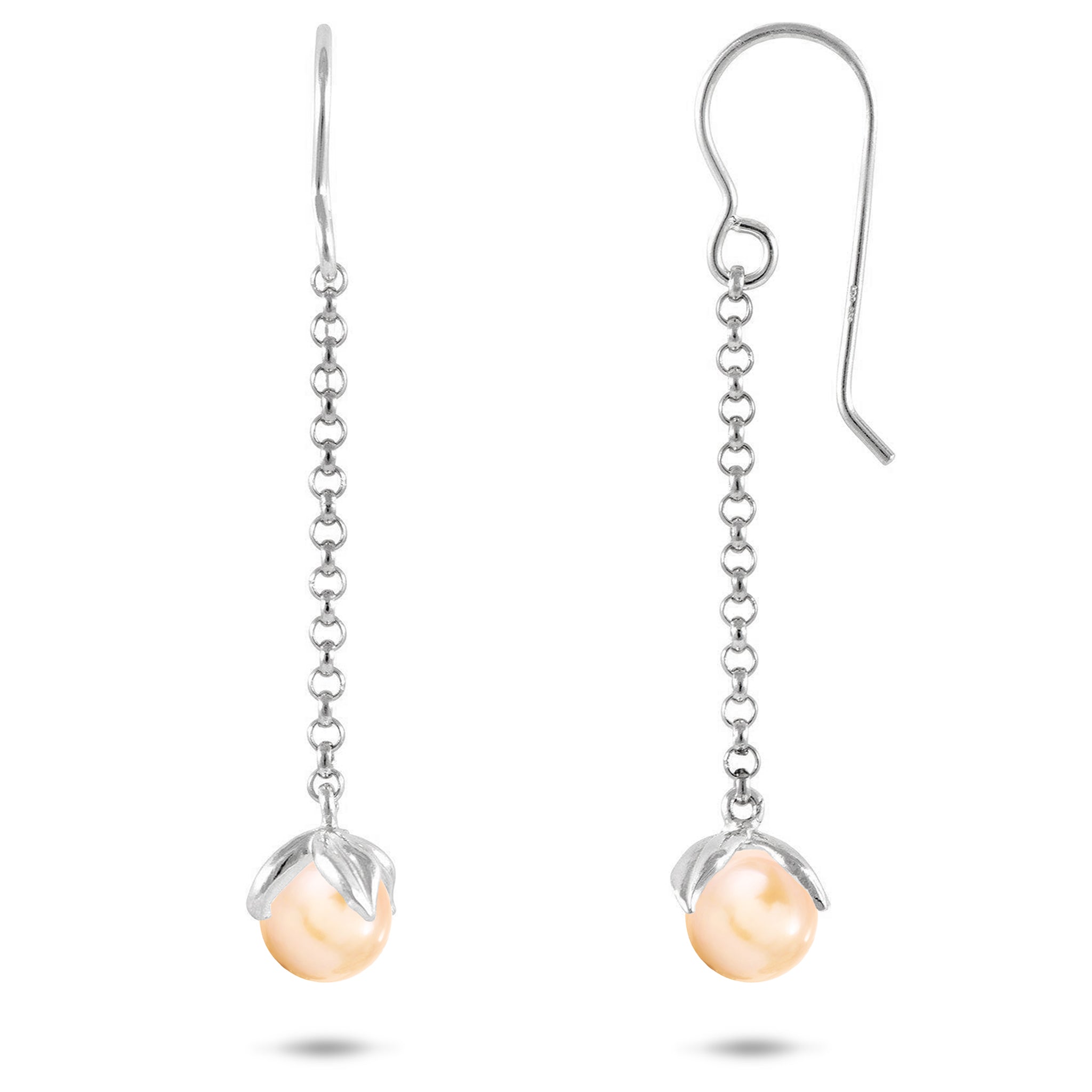 Pick A Pearl Maile Earrings in Sterling Silver
