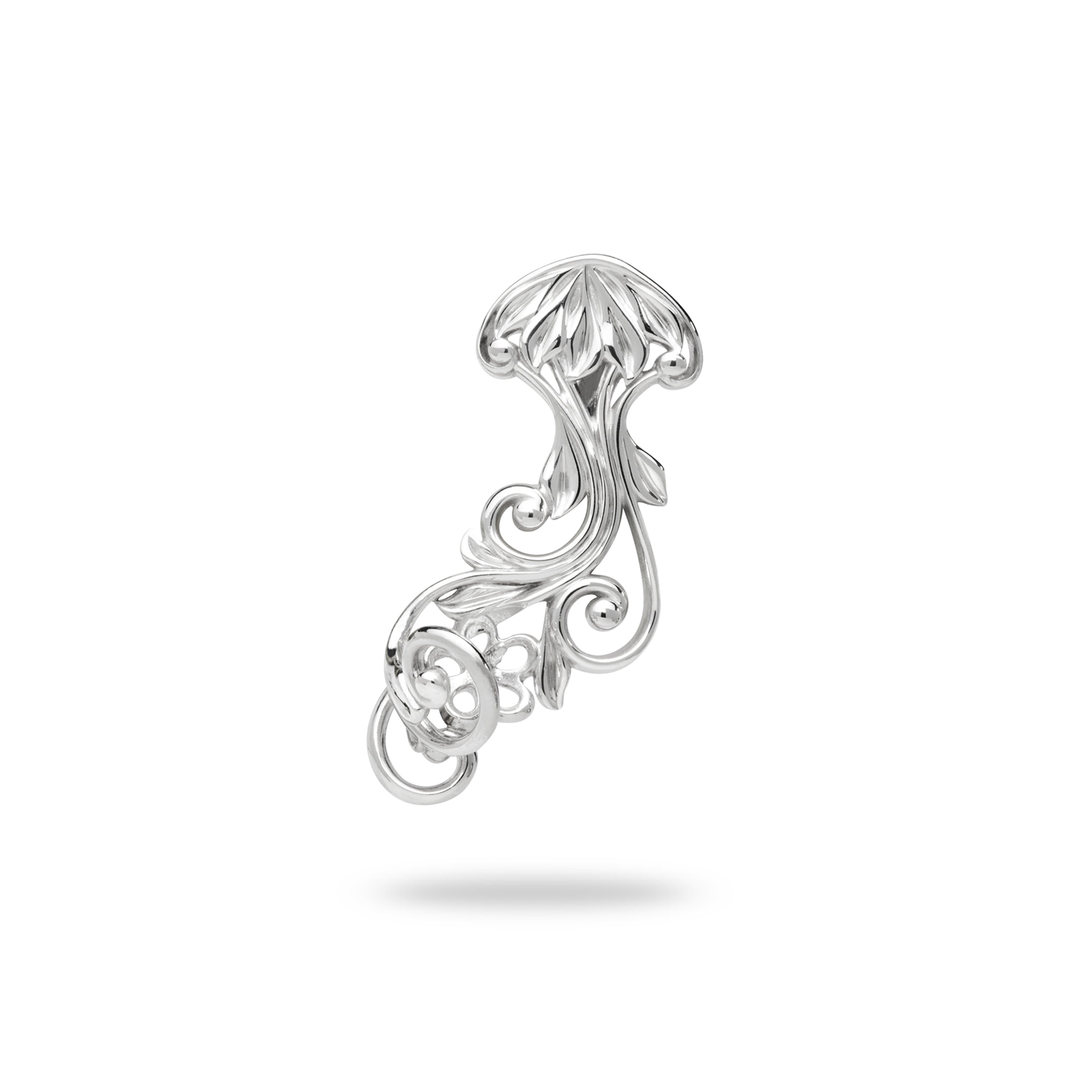 Choisissez un pendentif de méduses héritage perlé vivant en argent sterling - 29 mm