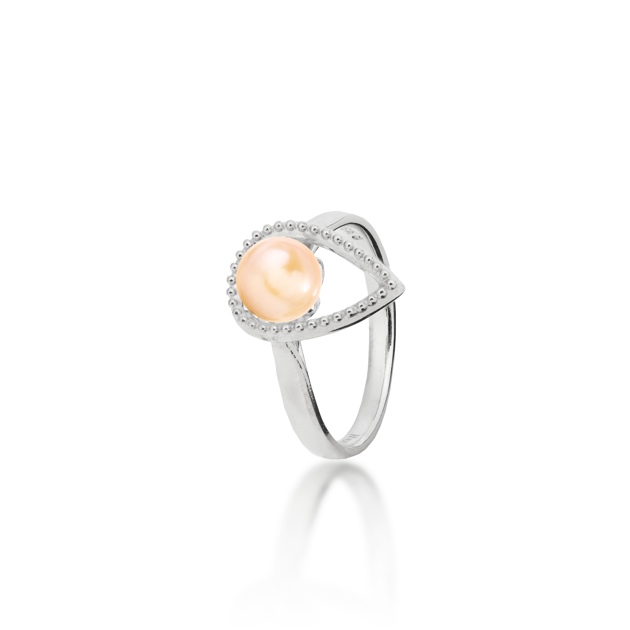 Pick A Pearl Teardrop Ring in Sterling Silver