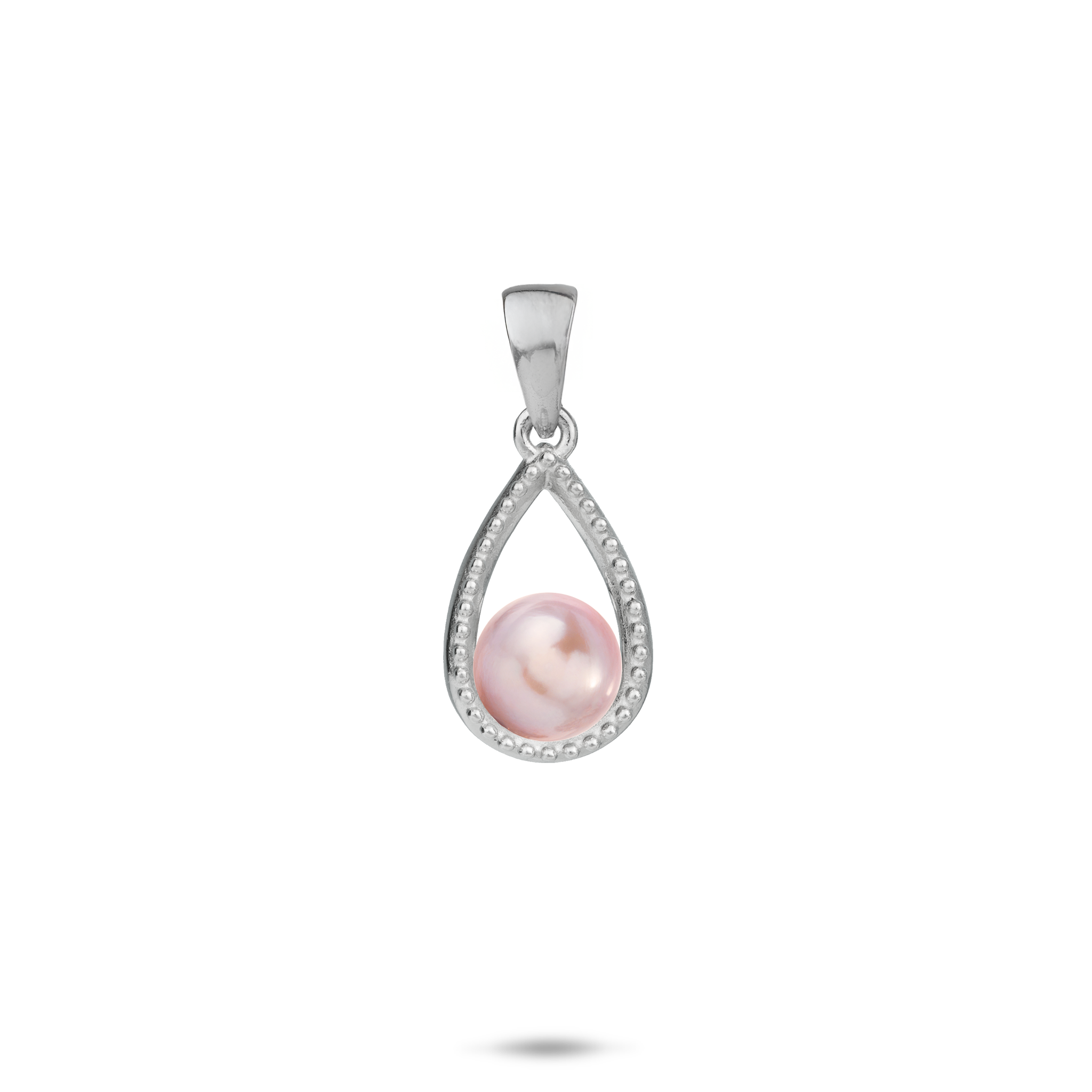 Pick A Pearl Teardrop Pendant in Sterling Silver - 17mm