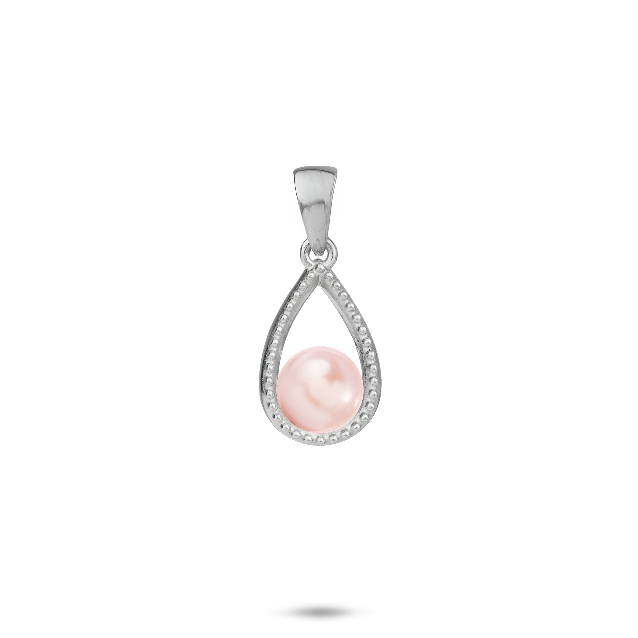 Pick A Pearl Teardrop Pendant in Sterling Silver - 17mm