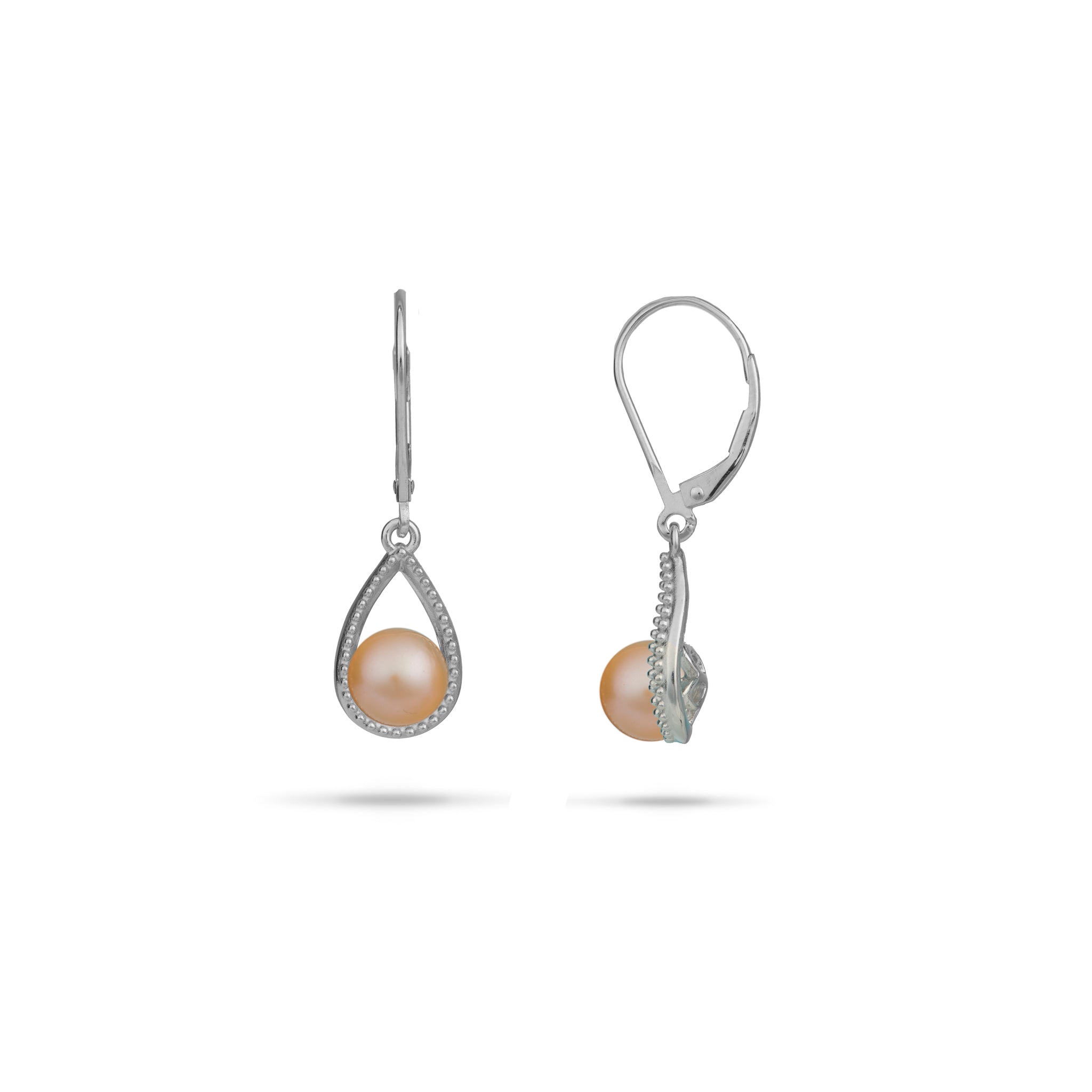Pick A Pearl Teardrop Earrings in Sterling Silver