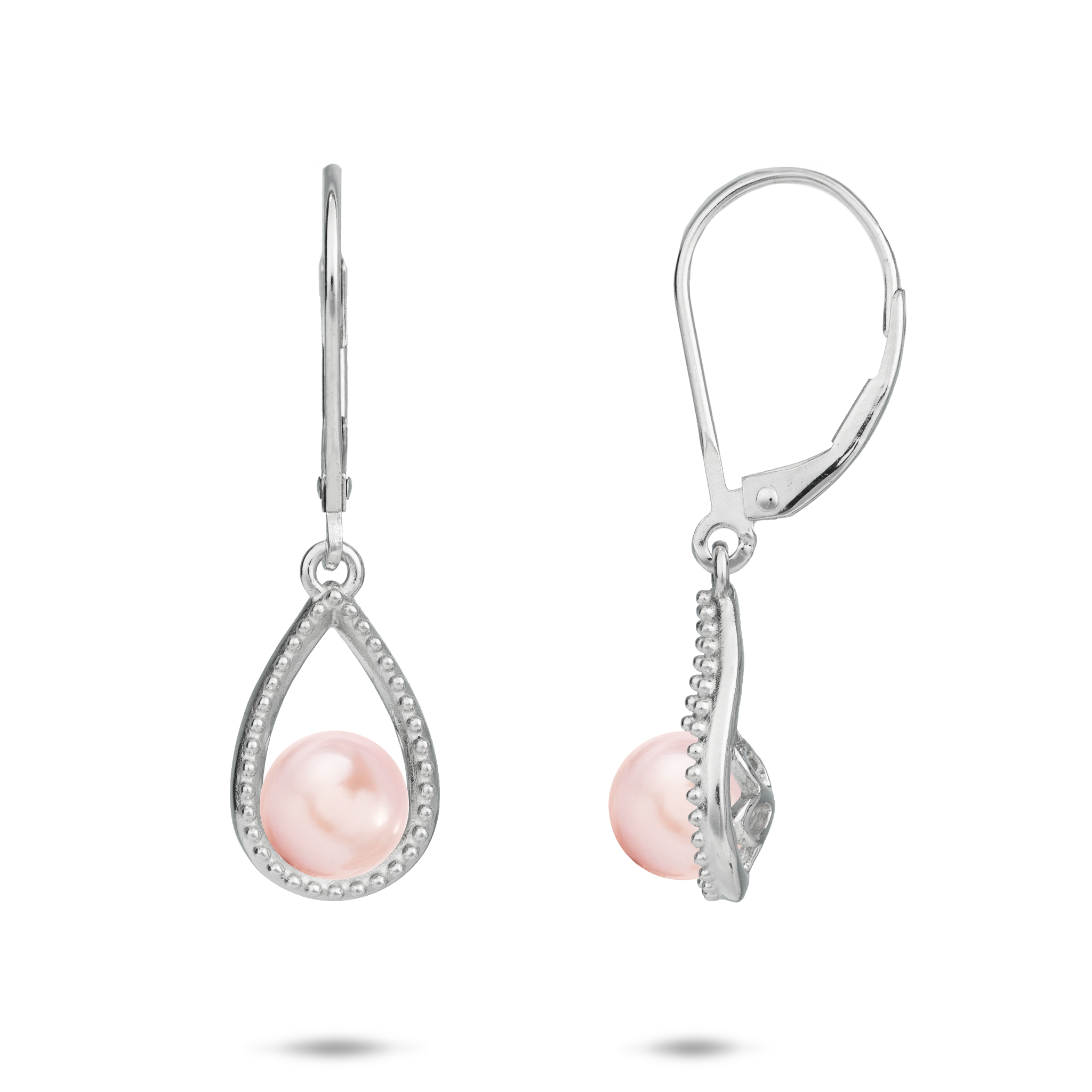 Pick A Pearl Teardrop Earrings in Sterling Silver