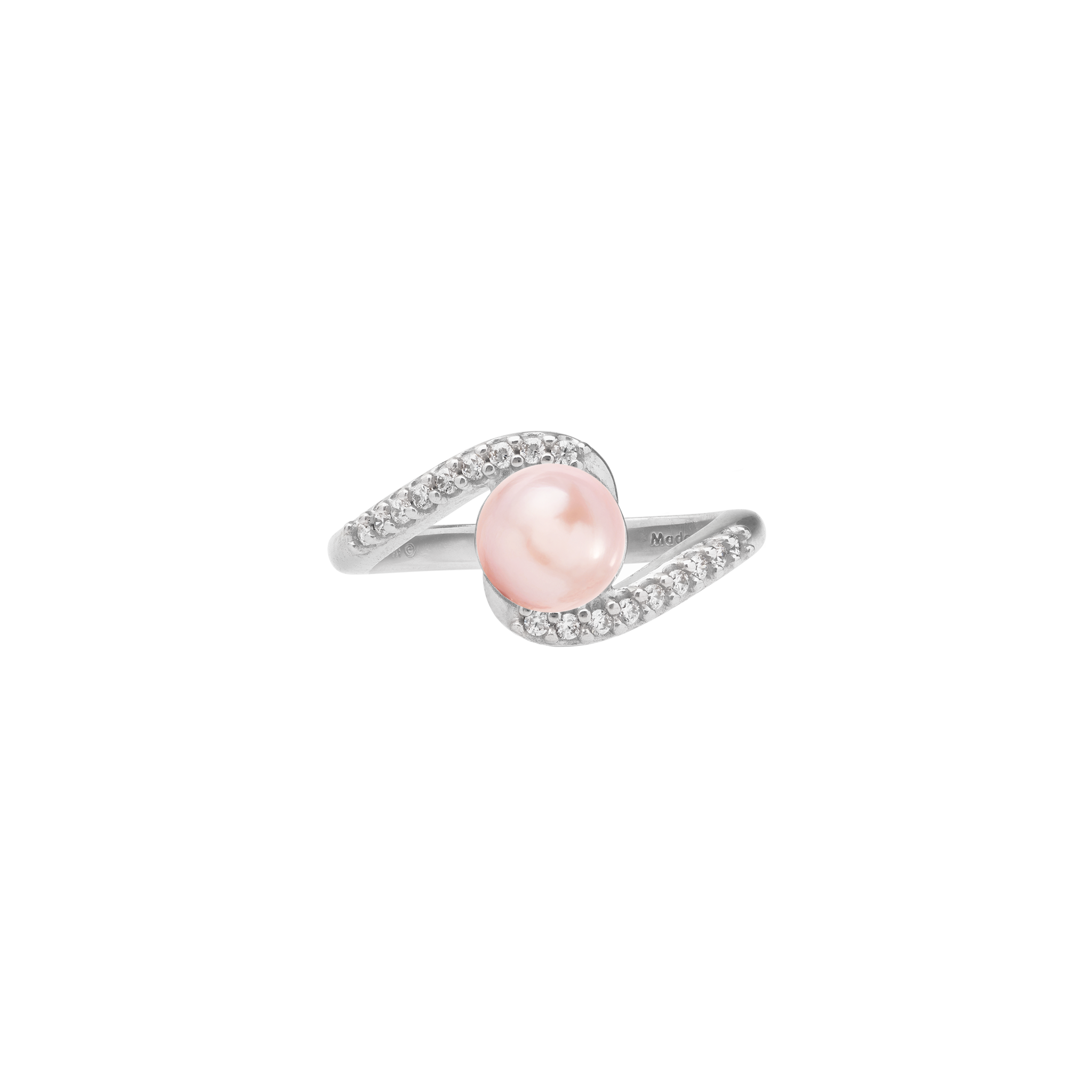 Pick A Pearl Ring in Sterling Silver with Cubic Zirconia