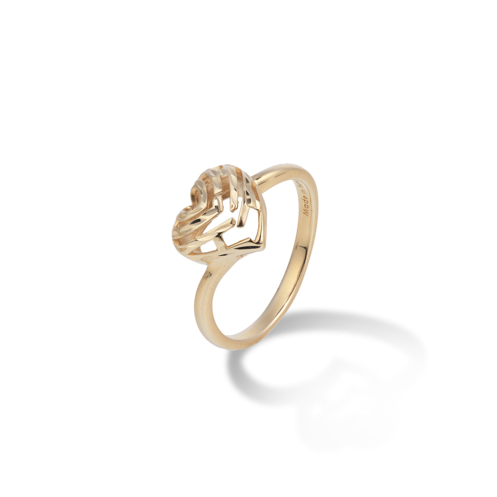 Aloha Heart Ring in Gold - 11mm