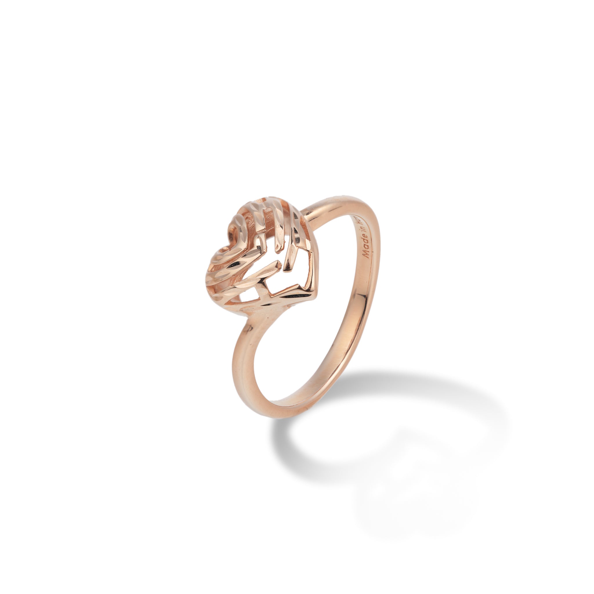 Aloha Heart Ring in Rose Gold - 11mm