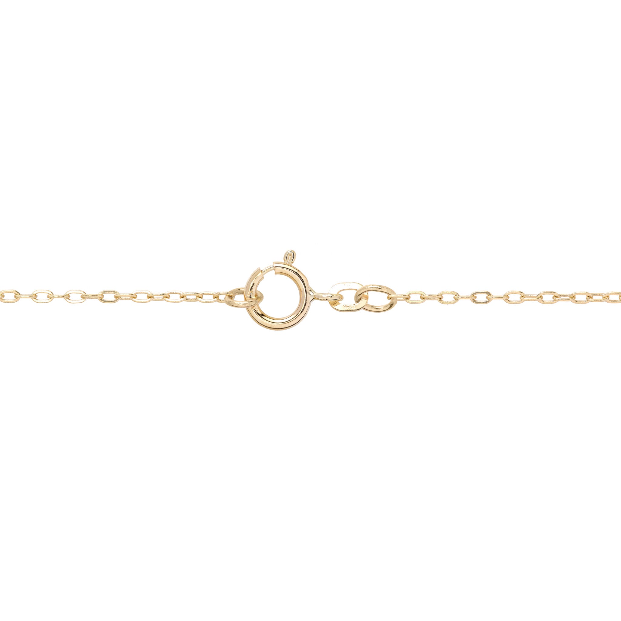 Detail shot of the Cable Chain with O-Ring Clasp
