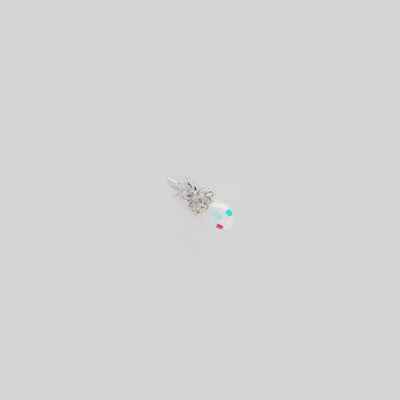 Video showcasing the Crystal Pineapple Charm / Pendant in Sterling Silver
