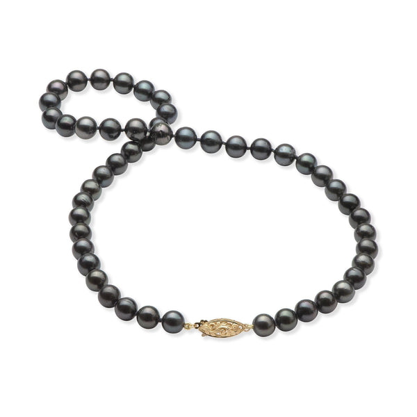 18-20" Tahitian Black Pearl Strand in Gold-Maui Divers Jewelry