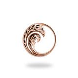 Nalu Pendant in Rose Gold - 18mm-Maui Divers Jewelry