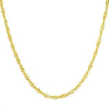 20" 1.5mm Singapore Chain in 14K Yellow Gold - Maui Divers Jewelry