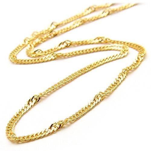 16" 1.5MM Singapore Chain in 14K Yellow Gold