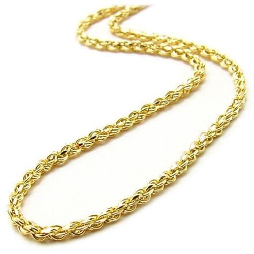 16" 1.0MM Rope Chain in 14K Yellow Gold - Maui Divers Jewelry
