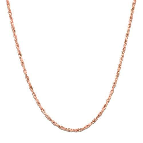 18" 1.0mm Flex Rope Chain in Rose Gold - Maui Divers Jewelry