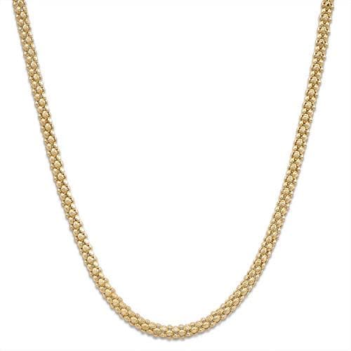 18" 1.6MM Popcorn Chain in 14K Yellow Gold - Maui Divers Jewelry