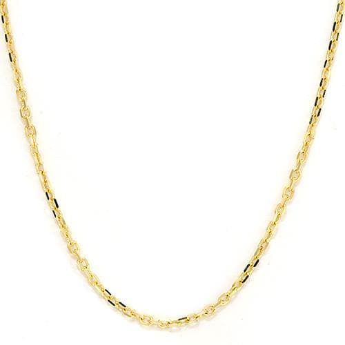 24" 1MM Adjustable Cable Chain in 14K Yellow Gold - Maui Divers Jewelry