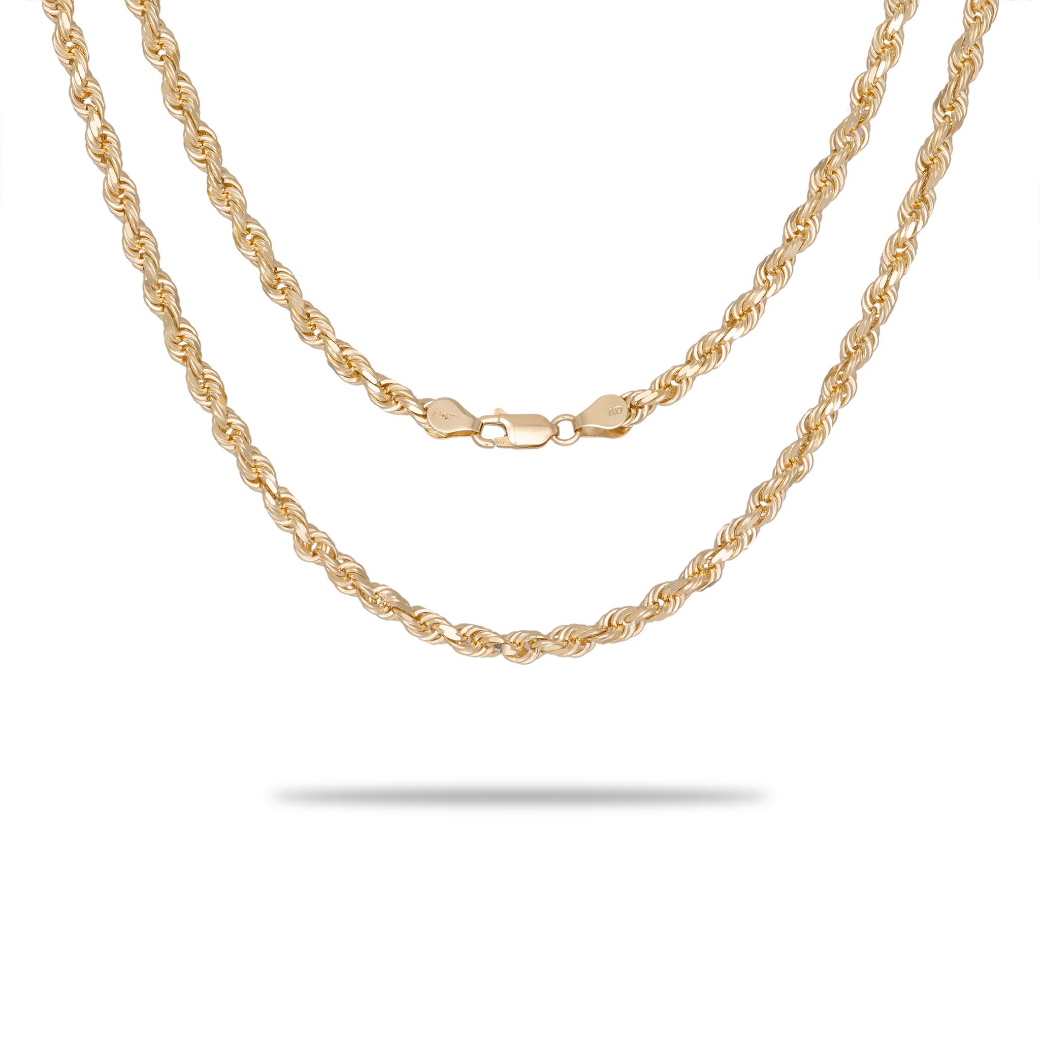 5mm Rope Chain in Gold - Maui Divers Jewelry