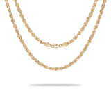 5mm Rope Chain in Gold - Maui Divers Jewelry