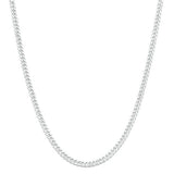 18" 1.5MM Gourmette Chain in 14K White Gold - Maui Divers Jewelry