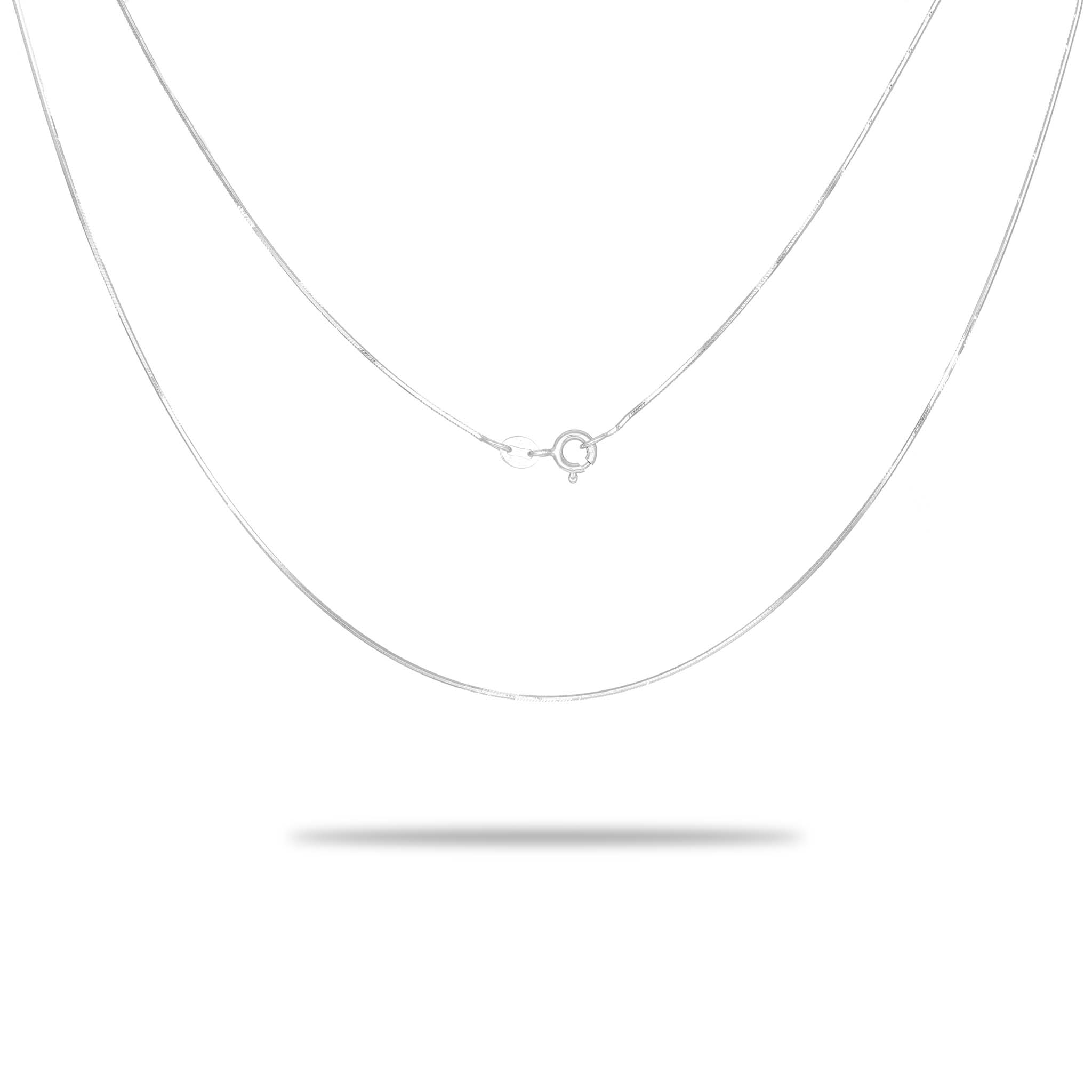 1.0mm Snake Chain in Sterling Silver - Maui Divers Jewelry