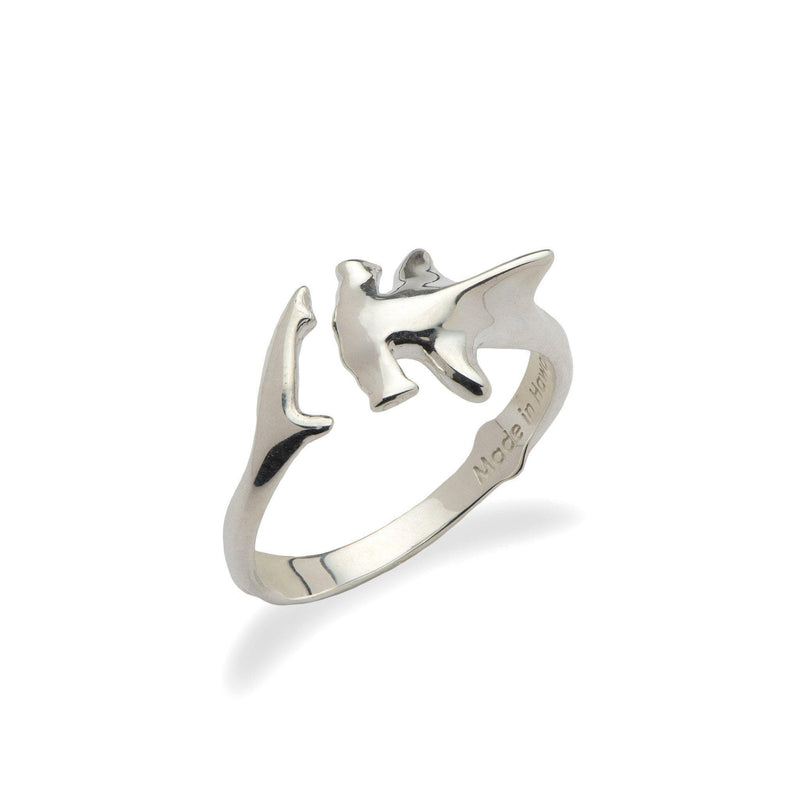 Hammerhead Shark Ring in Sterling Silver-Maui Divers Jewelry