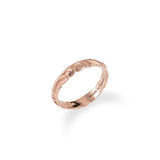 Hawaiian Heirloom Old English Scroll Ring in Rose Gold - 3mm - Maui Divers Jewelry