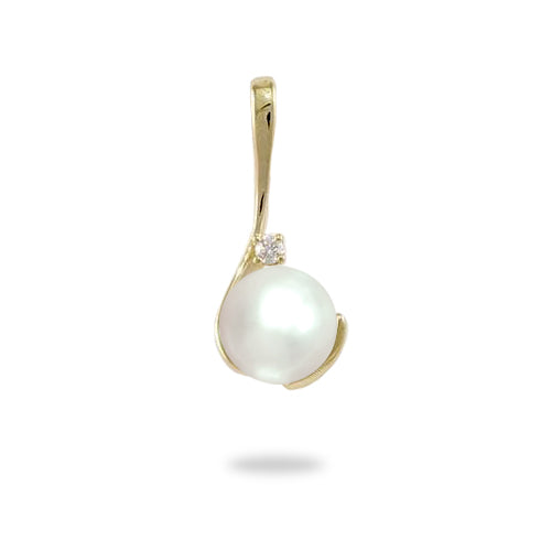 Choisissez un pendentif perlé en or en diamant