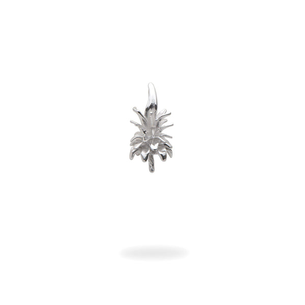 Pineapple Pendant Mounting in 14K White Gold - Maui Divers Jewelry