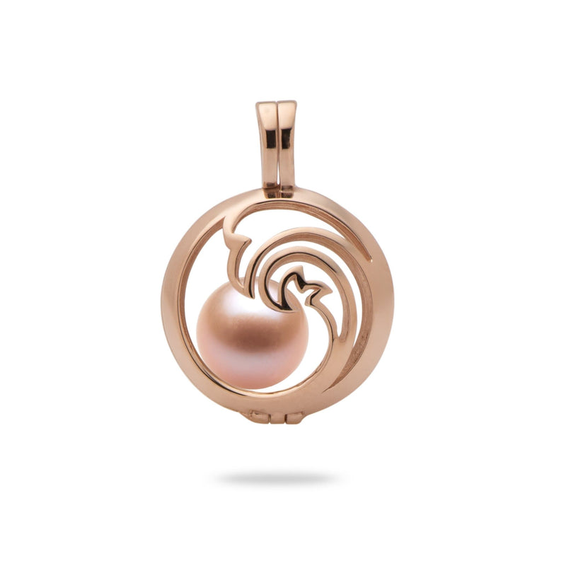 Choisissez un pendentif Pearl Nalu en or rose - 15 mm
