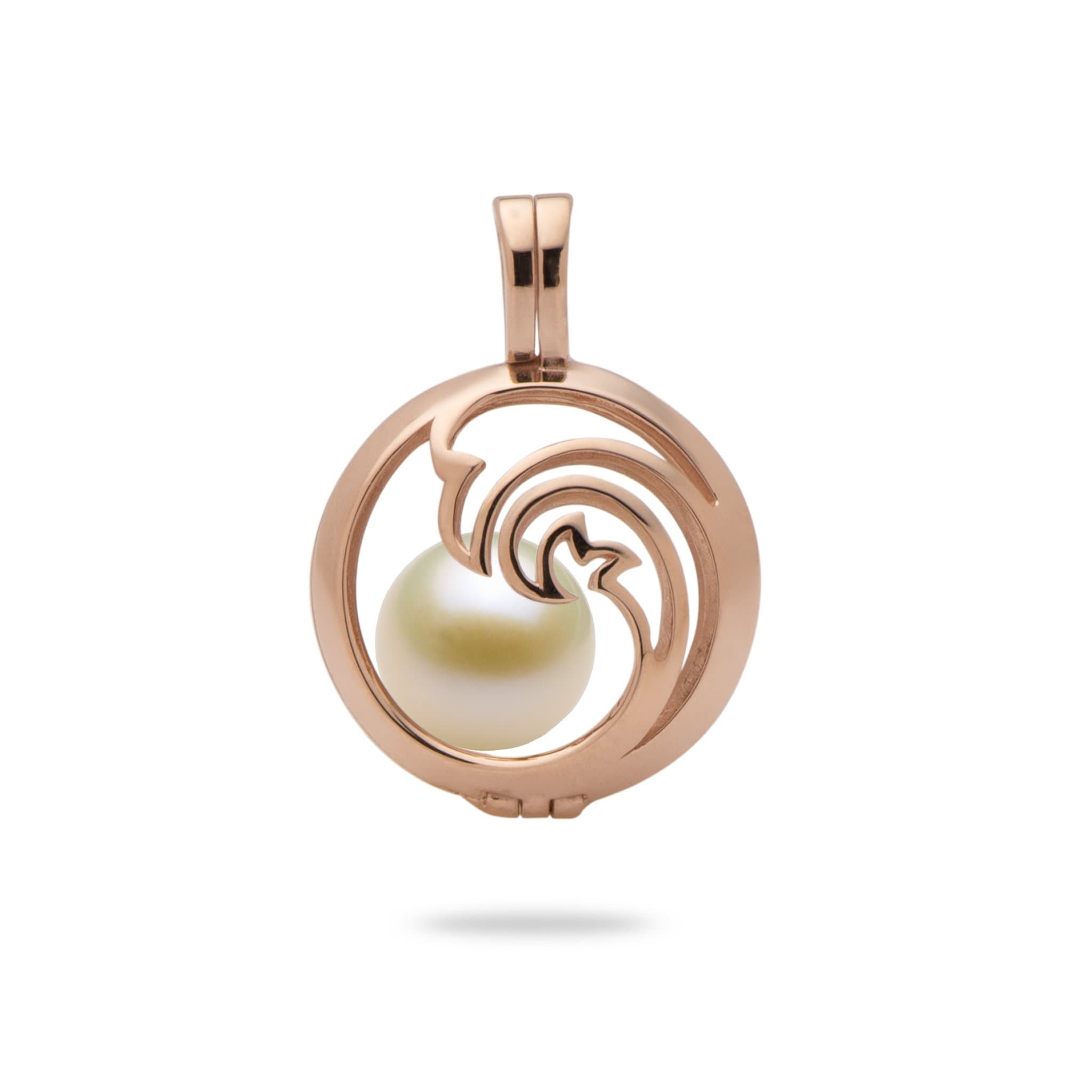 Choisissez un pendentif Pearl Nalu en or rose - 15 mm