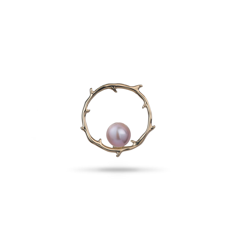 Pick A Pearl Heritage Pendant in gold with Pink Pearl - Maui Divers Jewelry