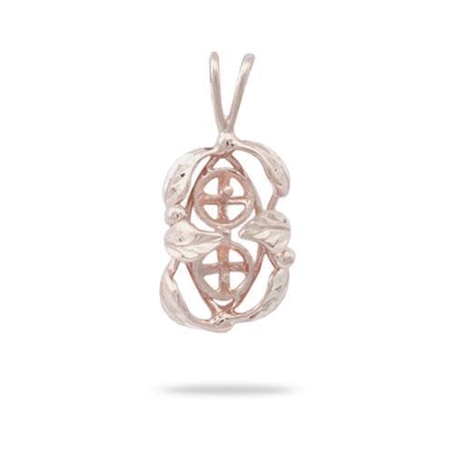 Pick-a-Pearl Maile Pendant in Gold - Maui Divers Jewelry