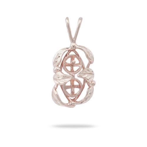 Pick A Pearl Maile Pendant in Rose Gold
