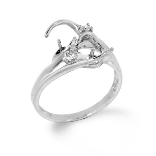 Pick A Pearl Ring in White Gold with Diamonds - Maui Divers Jewelry